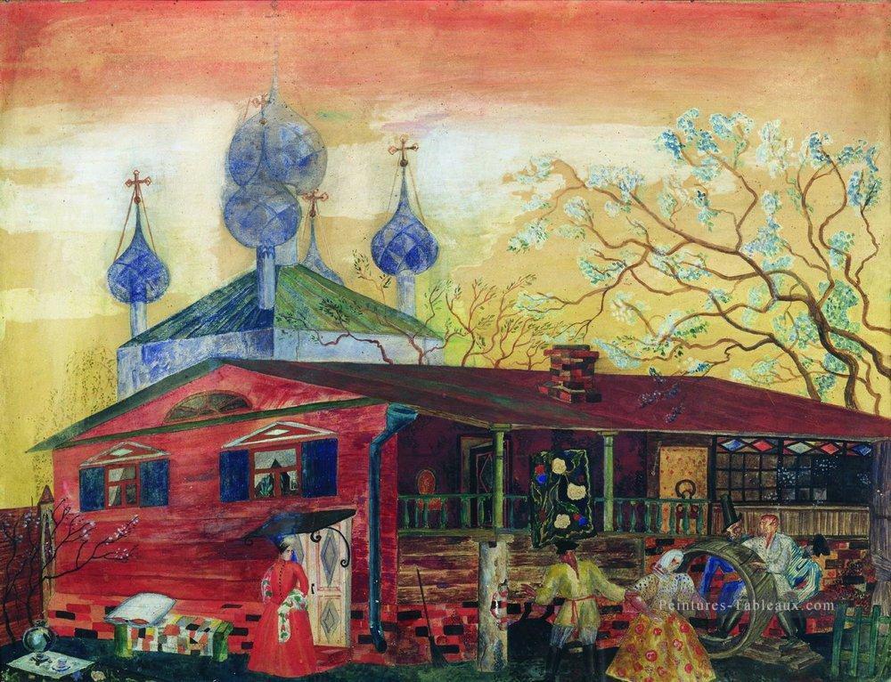 chostakovitch musée d’art Boris Mikhailovich Kustodiev Peintures à l'huile